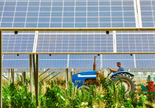 Solar Panel Companies Morton IL farmers who open agricultural tractors in solar photovoltaic are picture id1138393753.jpg