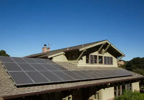 solar panels on roof of house picture id1091049872.jpg