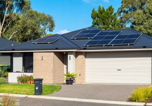 solar panels on the roof of australian house picture id1291540475.jpg