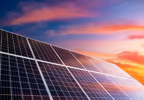 solar power panels and natural landscape in sunny summerchina picture id1288630774.jpg